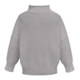 thumbnail image 5 of Kcodviy Chandail en Tricot de Coton pour Femmes Automne Hiver, Chandail pour Femme, Chandail à Fil Épais, Chandails à Enfiler pour le Travail, Chandail à Col Roulé, 5 of 5