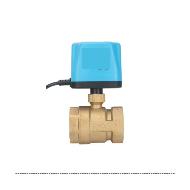 Valve à Bille 3/4 Pouces 1 Pouces Normalement Fermée/ouverte Valve à Bille Motorisée Valve à Bille Électrique en Laiton à 2 Fils Remplacer l'Électrovanne, Pratique à Utiliser