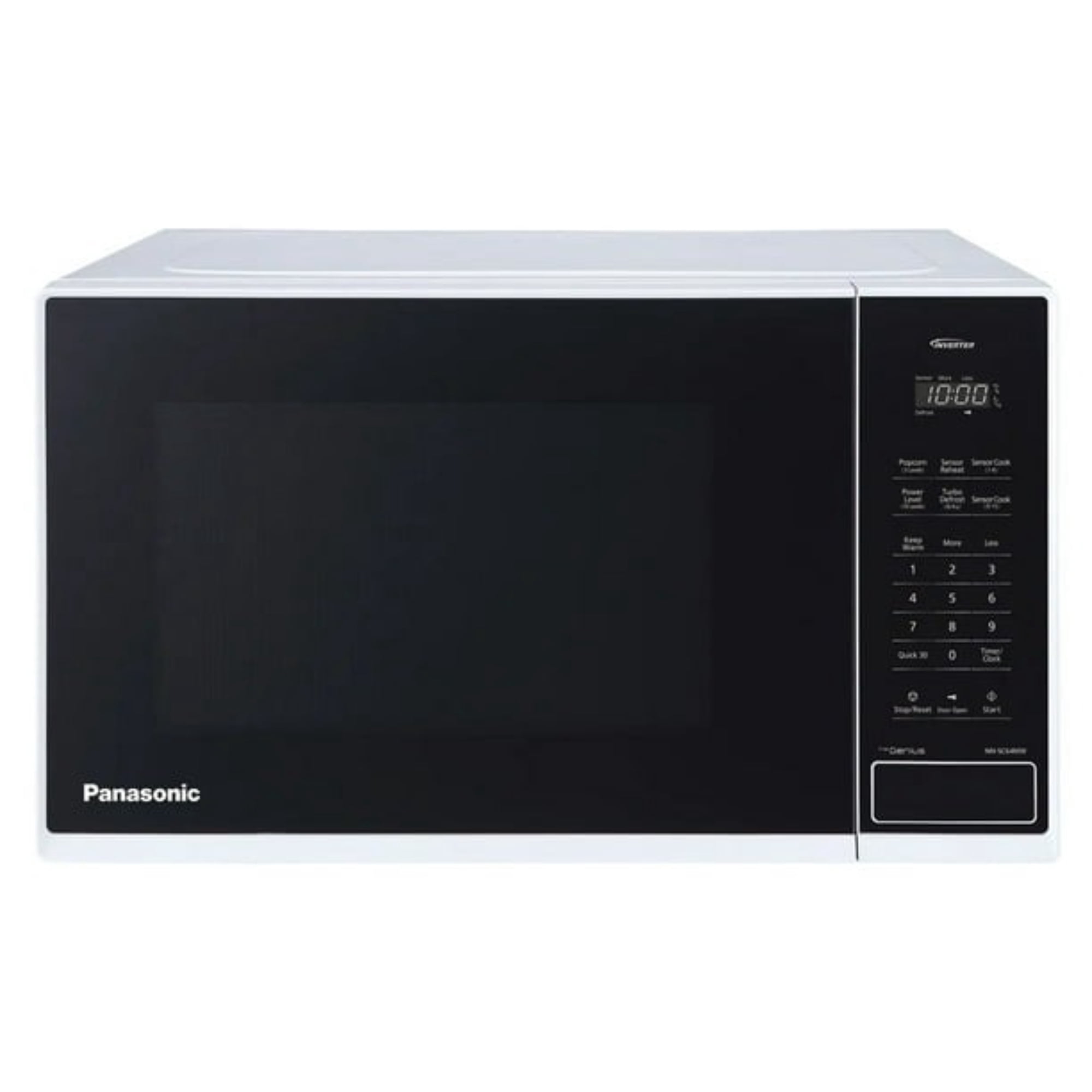 Refurbished Panasonic NNSC64MWC 1.3 Cu Ft Child Lock Inverter Genius Microwave, White