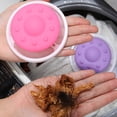 thumbnail image 4 of WMQPNNS New Trending Floating Hair Filtering Mesh Removal Hair Catcher Washer Machine Lint for Washing Machine Hose Hair Filter Cleaning Mesh Bag Dog Cat Hair Remover for Laundry, 4 of 8