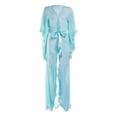 thumbnail image 2 of Tulle Robe Long Lingerie Bridal Dressing Gown Puffy Nightgown Photoshoot, 2 of 7