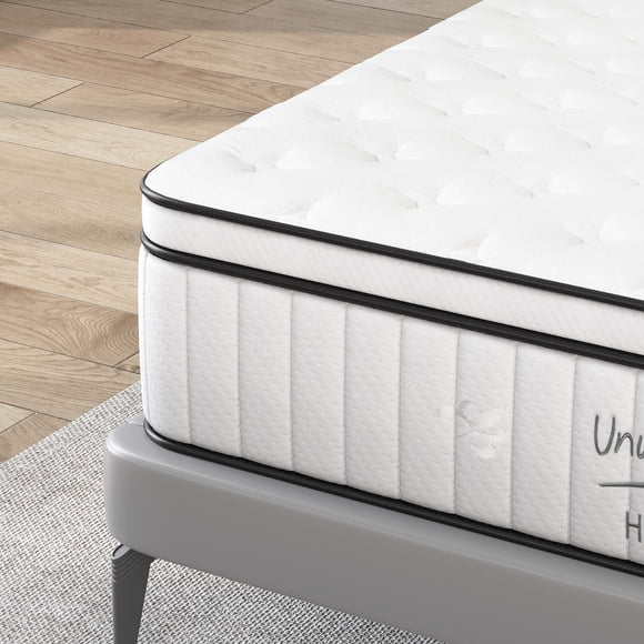 Soges 10" Mattress Full Size Hybrid Mattress, Individual Pocket Spring Bed Mattress, Medium Firm Mattress for Pressure Relief, Strong Edge Support, CertiPUR-US
