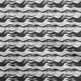 thumbnail image 1 of oneOone Cotton Flex Black Fabric Asian Wave Craft Projects Decor Fabric Printed By The Yard 40 Inch Wide, 1 of 4