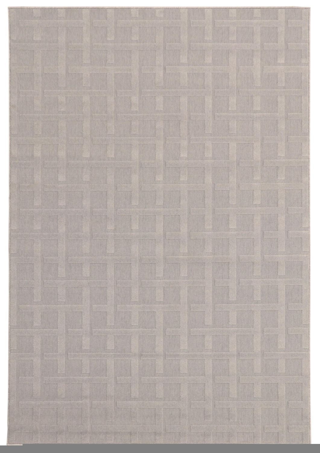 Tapis Intérieur/Extérieur pour Balcon, Patio et Jardin ECARPET Villa Gris