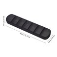 thumbnail image 2 of VERDANVERSE 2Pcs Weekly Pill Organizer Multi-grid Pill Organizer Black PP Travel Use, 2 of 7