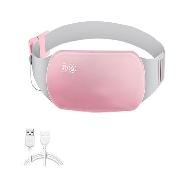 TopLLC USB Heating Massage Electric Heating Belt Hot Compress Heating Vibration Comfortable Heating Pad