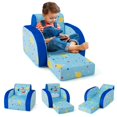 thumbnail image 1 of Costway Canapé pour Enfant 3-en-1 Convertible Fauteuil-Lit Dépliable Multifonction, 1 of 10