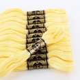 thumbnail image 2 of DMC 6 brins fil à broder en coton 8 m (8.7 yd) #745 Light Pale jaune, 2 of 3