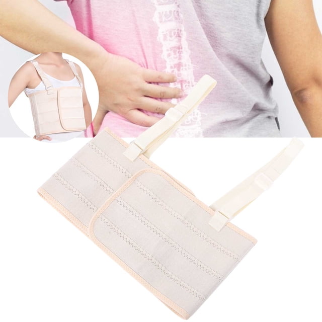 Binder Rib Fracture Strap Adjustable Chest Support Brace Breathable Lumbar Protector Belt