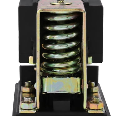 Air Compressor Switch, Heavy Duty 240V 16A Four Port Air Compressor Pressure Switch Control 90PSI -120PSI Pressure, Air Compressor Replacement Parts