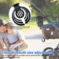 thumbnail image 4 of Support de Boisson Rack 2 pour Poussette Accessoires de Buggy Support de Tasse Universel pour Buggy Fauteuil Roulant Support de Café Support de Tasse de Landau Maman Poussette Support de Tasse Accessoire Matériau PP Durable, 4 of 6
