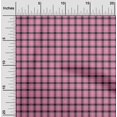 thumbnail image 2 of oneOone Polyester Spandex Light Pink Fabric Check Sewing Craft Projects Fabric Prints By Yard 56 Inch Wide, 2 of 4