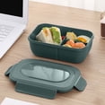 thumbnail image 1 of XYAIYT Microwaveable Silicone Lunch Box with Compartments for Meal Prep Sturdy and Eco Friendly Containers for Adults and Dishwasher Safe Food Storage Solution, 1 of 6
