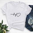 thumbnail image 2 of Diufon Hauts de la Saint-Valentin pour Femmes Tunique Décontractée à Manches Courtes Col Rond Chemisier Imprimé Graphique Mignon Tendance, 2 of 6