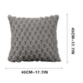 thumbnail image 2 of Bdday Pillow Covers Weaving Snowflake Velvet Solid Color Pillow Office Sofa Lumbar Support Pillow Bedside Support Pillowcase Cushion Outdoor Pillow Covers, 2 of 7