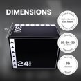 thumbnail image 3 of BalanceFrom Fitness 16lb Versatile 3-in-1 Plyometric Jumping Exercise Box, 3 of 10