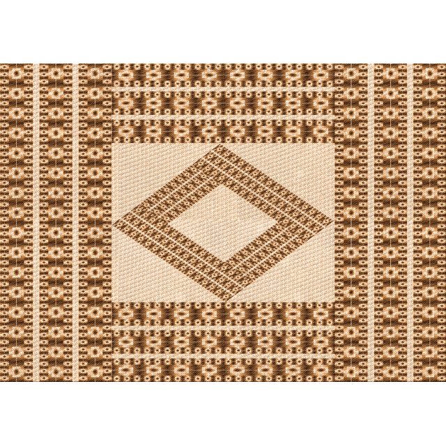Ahgly Company Machine Washable Indoor Rectangle Transitional Mahogany Brown Area Rugs, 5' x 7'