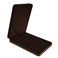 thumbnail image 3 of KLKCMS Jewelry Organizer, Necklace Storage, 19x24cm, Ear Box, Velvet Holder, Coffee, 3 of 5