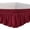 bourgogne, variante sur POINTERTECK Jupe de Lit Grise à Volants Format Très Grand Volant Anti-Poussière pour Lit Très Grand avec Retombée de 15” Microfibre Douce et Unie Style Classique California Très Grand Jupes de Lit Gris Argenté