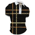 thumbnail image 3 of BOBOGOJP Polo T Shirts For Men Quick Dry Performance Polo Short Sleeve Collared Shirt (Black,XXL), 3 of 4