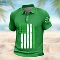 thumbnail image 4 of DGMIOCS Polo Athlétique Décontracté pour Homme Col Classique de Gym Vert G, 4 of 5