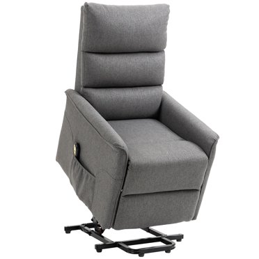 HOMCOM Fauteuil Releveur Inclinable pour Aînés avec Télécommande Foncé