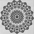 thumbnail image 1 of Ahgly Company Machine Washable Indoor Square Transitional Carbon Gray Area Rugs, 6' Square, 1 of 7