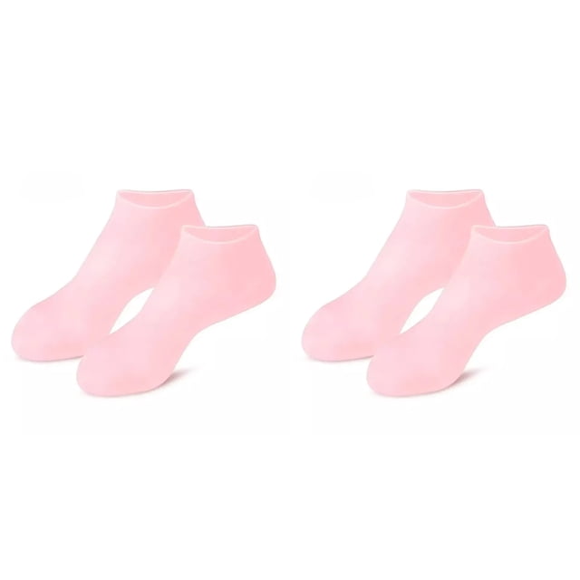 braveheart Massage Tools For Exfoliating Calluses Silicone Socks 4. In Order To Better Results Care pink 2 pairs