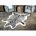 thumbnail image 2 of H-Luxe Faux Hide Animal Print Rug, 2 of 4