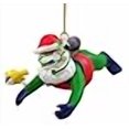 thumbnail image 3 of Cast Resin Painted Scuba Santa Claus Hanging Christmas Tree Ornament, 3 1/2 Inch, 3 of 4