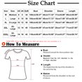 thumbnail image 4 of Hauts à Manches Courtes pour Femmes T-Shirt Décontracté à Col Rond Imprimé Ample Blouse Aguichant pour Femmes, 4 of 6
