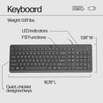 thumbnail image 3 of HP 150 Wired Mouse and Keyboard Combo, 3 of 9