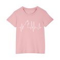 thumbnail image 1 of T-shirt en Coton pour Tout-Petits Garçons Filles Col Rond Manches Courtes T-Shirt Imprimé Haut 1 Pce, 1 of 6