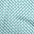 thumbnail image 1 of oneOone Velvet Turquoise Blue Fabric Geometric Craft Projects Decor Fabric Printed by The Yard 58 Inch Wide, 1 of 4