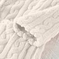 thumbnail image 4 of ManxiVoo Womens Robe Long Bathrobe Cozy Warm Shawl Collar Spa Robe Textured Housecoat Loungewear L Size White, 4 of 7