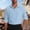 Sky Blue, variant on Viluyesy Mens Long Sleeve Dress Shirts Regular Fit Lapel Lightweight Solid Work Shirt Purple 3XL