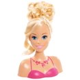 thumbnail image 2 of Barbie Poupée Tête de coiffure de fête à la mode blonde, 2 of 5