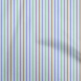 thumbnail image 1 of oneOone Rayon Light Blue Fabric Stripes Craft Projects Decor Fabric Printed By The Yard 56 Inch Wide, 1 of 4