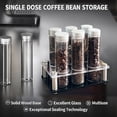 thumbnail image 3 of 6Pcs Transparent Glass Coffee Bean Display Tube Storage Tubes Set, Airtight Sealing, Display Stand, High Borosilicate Glass, DIY Home Decoration, for Shop Displays, 3 of 7