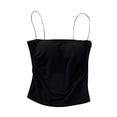 thumbnail image 2 of AherBiu Womens Camisole Tops Seamless Slim Fitting Undetshirts Summer Spaghetti Strap Basic Camisoles Solid Color, 2 of 3