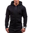 thumbnail image 2 of QIPOPIQ Men's Full-Zip Fleece Hoodie Clearance, 2 of 4