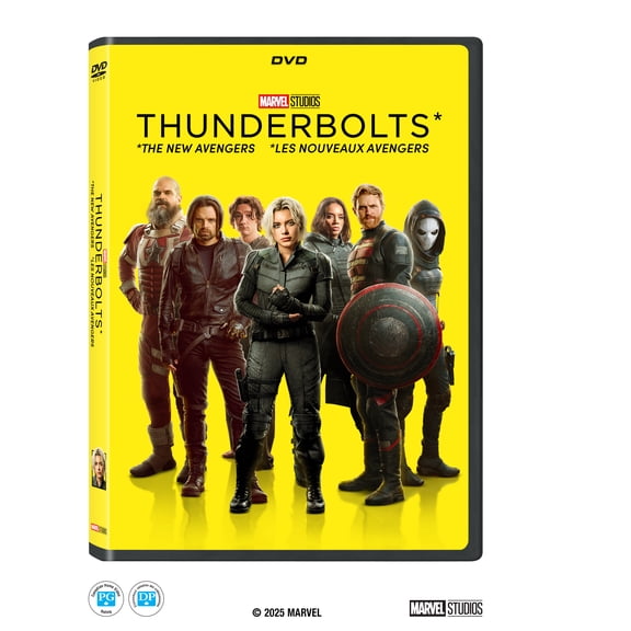 Thunderbolts - Bilingual - DVD | Florence Pugh, Sebastian Stan, David Harbour, Julia Louis-Dreyfus | Disney, Marvel | Action, Adventure