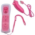 thumbnail image 1 of Remote Controller for Wii Nintendo,Wii Remote and Nunchuck Controllers with Silicon Case for Wii and Wii U（Pink）, 1 of 6