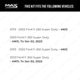 thumbnail image 2 of MAX Advanced Brakes - Front Brake Kit For 2013-2023 Ford F250 Super Duty| Carbon Ceramic Brake Pad and Rotor Kit| Daily Driving Geomet Coated Brake Rotors, 2 of 9