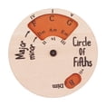 thumbnail image 1 of Wooden Circle of Fifths Wheel Melody Tool Chord Wheel Music Theory Learning Tool Fifth Degree Circle Music Accessories for Beginners Musicians Melody Tool, 1 of 6