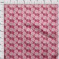 thumbnail image 3 of oneOone Georgette Viscose Fabric Circle Block Print Sewing Fabric BTY 42 Inch Wide, 3 of 4