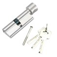 thumbnail image 1 of 70mm Aluminum Lock Knob Cylinder Anti-theft Door Lock Core with 3 Keys 1 Screw, 1 of 5