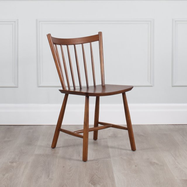 Vincent Chaise Latérale Moderne Classique de Qualité Contractuelle Windsor (Ensemble de 2)