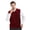 Vin Rouge, variante sur TOPTIE Chandail Sans Manches Uni pour Homme, Coupe en Coton Décontractée - Rouge Vin - TG