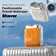 thumbnail image 2 of Meigline Mini Shaver, Meigline Shaver Mini Electric Razor, Minis Electric Explosive Shavers, Beard Shavers Minis and Portable Suitcase Design, Ipx7 Waterproof, for Men Home Travel (1PC*Orange), 2 of 7